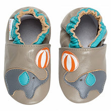 Load image into Gallery viewer, Momo Baby Boys Soft Sole Leather Shoes First Walker Toddler Crib Booties Slippers 12 Months
