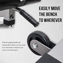 Load image into Gallery viewer, Merax Weight Bench 800 LBS Capacity, Incline Decline Exercise Utility Bench Adjustable 7+4 Positions for Multi-Purpose Workout
