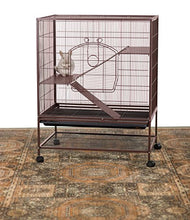 Load image into Gallery viewer, Prevue Rat and Chinchilla Cage 495 Earthtone Dusted Rose, 31 x 20.5 x 40 IN
