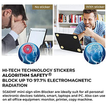 Load image into Gallery viewer, 5G&amp;EMF Blockers for Mobile Phones – EMF Protection Cell Phone Stickers - 24K Gold Neutralizer - 5G Mobile Phone Protector - Anti-Radiation Shields - 5G Protection for All Devices - BIO Card&amp;Saver Chip
