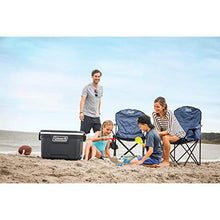 Load image into Gallery viewer, Coleman Cooler Quad Portable Camping Chair, Blue
