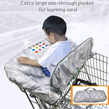 Load image into Gallery viewer, Shopping Cart Cover High Chair Cover for Baby and Toddler-Waterproof-Universal fit-Reversible Baby Cart Cover for Girls and Boys
