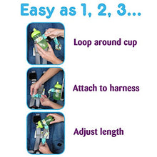 Load image into Gallery viewer, PBnJ Baby SippyPal Sippy Cup Strap Holder Leash Tether (1 Gray Chevron)
