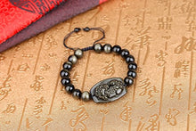 Load image into Gallery viewer, COAI Pixiu Pi Yao Gold Sheen Obsidian Bracelet for Men
