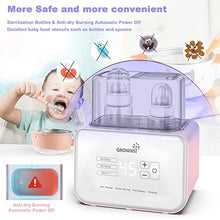 Load image into Gallery viewer, 2020 Fast Baby Bottle Warmer Bottle Sterilizer 6-in-1 BPA-Free Baby Food Heater Defrosting Setting Smart Thermostat Warmer for Breastmilk and Formula
