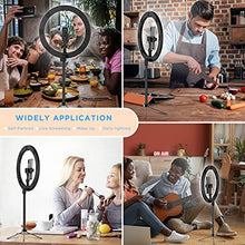 Load image into Gallery viewer, SEENDA 12'' Selfie Ring with 30'' Tripod Stand and Phone Holder, 3000K-5600K Large Circle Light with Bluetooth Remote for Photography/YouTube Video/Self-Portrait Shooting/Live-Stream
