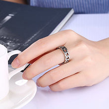 Load image into Gallery viewer, Classical Antique Silver Band Rings Jewelry Birthday Gifts Presents Design for Women Anniversary Gifts
