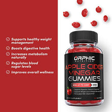 Load image into Gallery viewer, Apple Cider Vinegar Gummies - 1000mg - Formulated for Weight Loss, Energy Boost &amp; Gut Health - Supports Digestion, Detox &amp; Cleansing - Natural ACV Gummies W/ VIT B12, Beetroot &amp; Pomegranate
