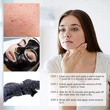 Load image into Gallery viewer, Vanecl Blackhead Remover Mask, Peel Off Blackhead Mask, Blackhead Remover - Deep Cleansing Black Mask, Bamboo Activated Charcoal Peel-Off Mask
