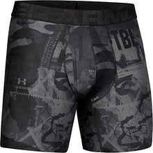 Load image into Gallery viewer, Under Armour Men's Tech 6-inch Boxerjock , Black (006)/Black , Small
