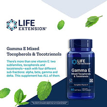 Load image into Gallery viewer, Life Extension Gamma E Mixed Tocopherols &amp; Tocotrienols - Complete Spectrum of Vitamin E for Antioxidant Protection - Gluten-Free, Non-GMO - 60 Softgels
