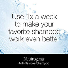 Load image into Gallery viewer, Neutrogena Anti-Residue Clarifying Shampoo, Gentle Non-Irritating Clarifying Shampoo to Remove Hair Build-Up &amp; Residue, 12 fl. oz
