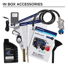 Load image into Gallery viewer, Westinghouse WGen7500DF Dual Fuel Portable Generator 7500 Rated &amp; 9500 Peak Watts, Gas or Propane Powered, Electric Start, Transfer Switch Ready, CARB Compliant
