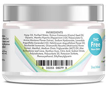 Load image into Gallery viewer, Hemp Pain Relief Cream- Made in USA Lab Tested Hemp Oil Formula for Arthritis, Back, Knee, Joint, Carpal Tunnel, Nerve, Muscle Pain for Inflammation, Soreness with Natural Peppermint &amp; Arnica Extract
