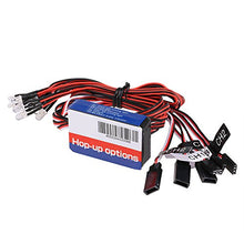 Load image into Gallery viewer, Goolsky 12 LED Lighting System Kit Steering Brake Smart Simulation Flash Lights for 1/10 Scale Models RC Car Yokomo Tamiya HSP HPI AXIAL RC4WD Traxxas
