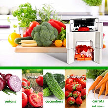 Load image into Gallery viewer, Vegetable Chopper, Fun Life 4 in-1 Food Chopper Cutter Slicer Dicer, Manual Veggie Slicer For Cutter, Dicer, Spiralizer For Onion, Garlic, Cabbage, Carrot, Potato, Tomato, Fruit, Salad
