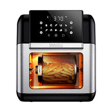 Load image into Gallery viewer, Innsky Air Fryer, 10.6-Quarts Air Oven, Rotisserie Oven, 1500W Electric Air Fryer Oven with LED Digital Touchscreen, 10-in-1 Countertop Oven with Dehydrator &amp; Rotisserie, 6 Accessories &amp; 32+ Recipes
