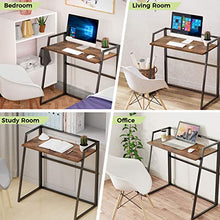 Load image into Gallery viewer, EUREKA ERGONOMIC Modern Folding Computer Desk Teen Student Dorm Study Desks 33-inch Teak Wood Fold up Desk, Easy to be Folded or Unfolded for Writing, Laptop Working and Crafting, Fits Home Office
