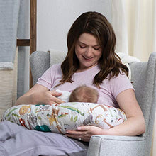 Load image into Gallery viewer, Boppy Original Nursing Pillow &amp; Positioner, Neutral Jungle Colors, Cotton Blend Fabric with Allover Fashion, Multi
