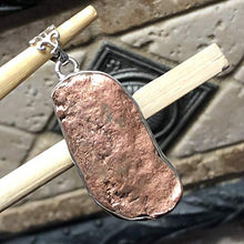 Load image into Gallery viewer, Natural Copper Nugget 925 Solid Sterling Silver Pendant 40mm
