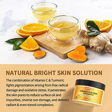 Load image into Gallery viewer, Turmeric Vitamin C Clay Mask, SHVYOG Vitamin C Clay Facial Mask with Kaolin Clay and Turmeric for Dark Spots, Turmeric Facial Mask Skin Care Mask for Controlling Acne, Oil and Refining Pores
