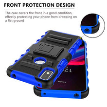 Load image into Gallery viewer, CaseTank for T-Mobile Revvl 4 Case,TCL Revvl 4 Case W Built-in Kickstand Heavy Duty Shockproof Hard PC Back&amp; Soft TPU Inner Armor,Blue
