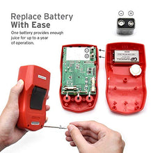 Load image into Gallery viewer, Etekcity Digital Multimeter, Voltage Tester Volt Ohm Amp Meter with Continuity, Diode and Resistance Test, Dual Fused for Anti-Burn, Red, MSR-R500

