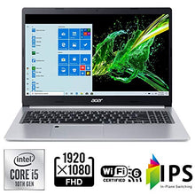 Load image into Gallery viewer, Acer Aspire 5 A515-55-56VK, 15.6" Full HD IPS Display, 10th Gen Intel Core i5-1035G1, 8GB DDR4, 256GB NVMe SSD, WiFi 6, HD Webcam, Fingerprint Reader, Backlit Keyboard, Windows 10 Home
