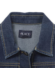 Load image into Gallery viewer, The Children's Place Girls' Big Denim Jacket, Dk Stonedm, M (7/8)
