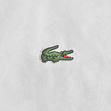 Load image into Gallery viewer, Lacoste 100% Cotton Percale Sheet Set, Solid, White, Queen
