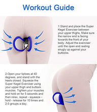 Load image into Gallery viewer, SeaELF Super Kegel Exerciser Pelvic Floor Muscle and Inner Thigh Exerciser for Women Hip Trainer Buttocks Lifting Bladder Control Device Postpartum Rehabilitation Home Gym Workout

