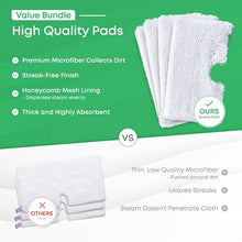 Load image into Gallery viewer, Mop Pads Compatible with Shark Steam Pocket Mop Professional Fit Series S3500 S2901 S2902 S3455K S3501 S3550 S3601 S3801 S3901 S4601 S4701 SE450 - Replacement Microfiber Cloth Head Covers 4 Pack ®
