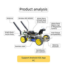 Load image into Gallery viewer, XiaoR Geek AI Racing Robot Kit Donkey Car Starter Kit Powered by Jetson Nano Deep Learning Self Driving Platform for Small Scale Cars Jetson Nano AI Smart Robot Car(Upgraded Version)
