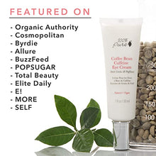 Load image into Gallery viewer, 100% Pure Coffee Bean Caffeine Eye Cream Refresh &amp; Hydrate Under Eye Treatment Reduce Puffiness, Dark Circles, Wrinkles with Green Tea, Rose Hip, Vitamin E - Youthful Vibrant Eyes - Vegan - 1 oz
