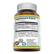 Load image into Gallery viewer, Pure Naturals Glucosamine Chondroitin &amp; MSM Triple Strengh, Shellfish-Free, Supports Joints, Cartilage, Connective Tissues, Supports Mobiliaty &amp; Flexibility, Promotes Hair, Skin &amp; Nails 60 Tablets
