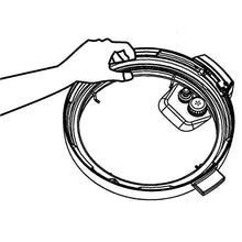 Load image into Gallery viewer, Genuine Instant Pot Sealing Ring 2 Pack Clear 8 Quart
