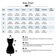 Load image into Gallery viewer, Miss ord Women's Long Sleeve Halter Studded Casual Mini Dress with Zipper Black X-Small
