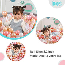 Load image into Gallery viewer, Heopeis Ball Pit Balls Crawl Balls Crush Proof Plastic Ball for Infant Ball Pit Children's Toy Balls Pearl Ocean Balls, 2.2inches,100Pcs.
