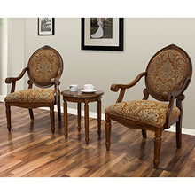 Load image into Gallery viewer, Best Master Furniture Miranda Traditional Living Room Accent Chair &amp; Table Set,
