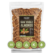 Load image into Gallery viewer, Raw Almond 48oz | Natural | Whole | No PPO | Non-GMO | No Herbicide | Healthy Protein boost | Premium Quality | Try the difference!!
