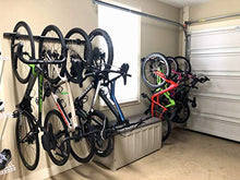 Load image into Gallery viewer, StoreYourBoard Omni Bike Storage Rack, Holds 5 Bicycles, Home and Garage Adjustable Bike Wall Hanger Mount
