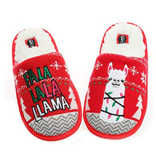 Load image into Gallery viewer, Unisex Christmas Flamingo Slippers Women's Fuzzy Plush Cozy House Shoes for Indoor Outdoor Man's Knitted Slippers (8 M US Women/6 US Man, Lamb)
