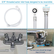 Load image into Gallery viewer, Giantex Full-Automatic Washing Machine Portable Washer and Spin Dryer 7.7 lbs Capacity Compact Laundry Washer with Built-in Barrel Light Drain Pump and Long Hose for Apartments Camping (White &amp; Blue)
