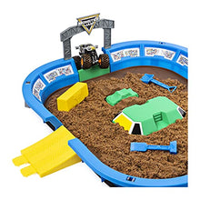 Load image into Gallery viewer, Monster Jam, Monster Dirt Arena 24-Inch Playset with 2lbs of Monster Dirt and Exclusive 1:64 Scale Die-Cast Monster Jam Truck
