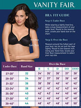 Load image into Gallery viewer, Vanity Fair Women's Plus Size Illumination Full Figure Zoned-in Support Bra, Sweet Cream, 44D
