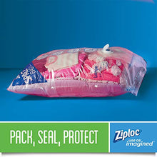Load image into Gallery viewer, Ziploc Reusable Clothes Storage Bags, 2 Jumbo Vacuum Seal Storage Bags, Space Bags
