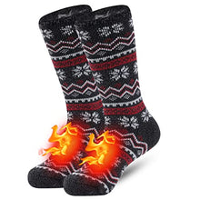 Load image into Gallery viewer, Women's Warm Thermal Socks, WXXM Thermal Winter Snow Ski Heavy Weight Heated Feet Warmers Socks for Women Outdoor Hiking Cold Weather 1 Pair Grey
