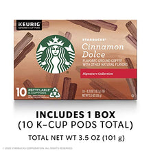 Load image into Gallery viewer, Starbucks Flavored K-Cup Coffee Pods — Cinnamon Dolce for Keurig Brewers — 1 box (10 pods)
