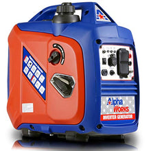 Load image into Gallery viewer, AlphaWorks Generator Inverter with Gas Engine 2250 Watts Portable Power Supply Super Quiet Outdoor Generators 79cc 4-Stroke Capacity 2-120VAC 60Hz Sockets 1-12V DC Outlet s EPA Certified
