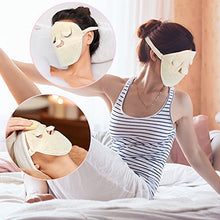 Load image into Gallery viewer, 2 Pieces Towel Mask Reusable Face Towel Mask Facial Steamer Towel Moisturizing Towel Mask Beauty Skin Care Mask for Women Girls
